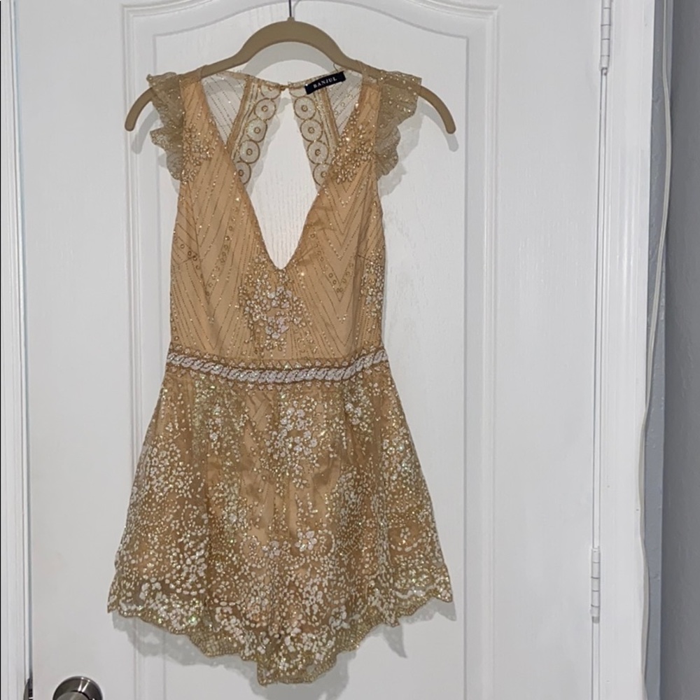 Open back romper